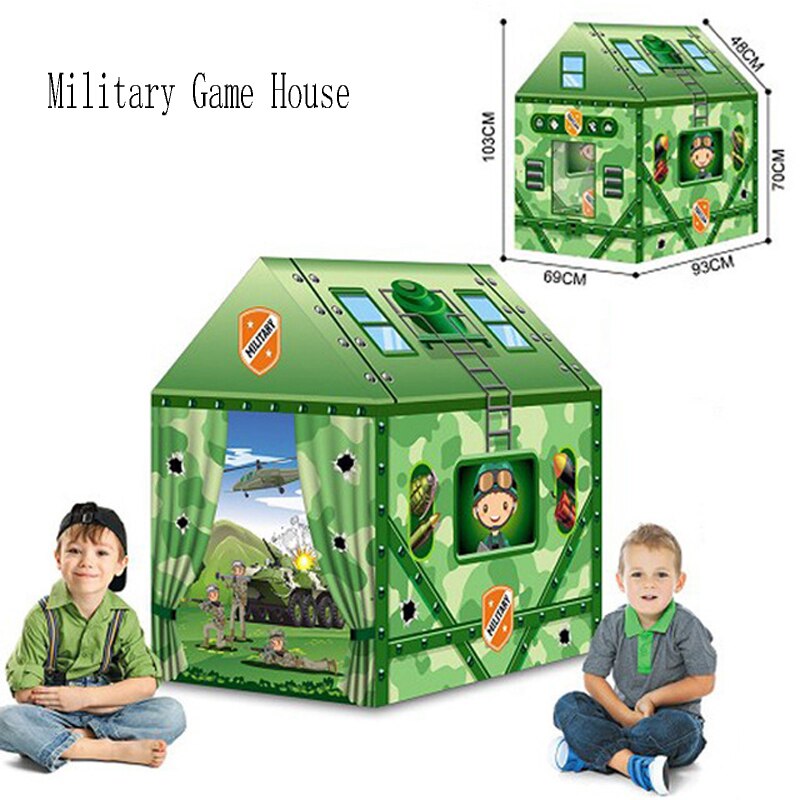 Children's Play Tent Boy Girl Indoor Outdoor Toys Portable Foldable Secret Garden Play Ball Pit Pool Toy Kids Cosplay Game House