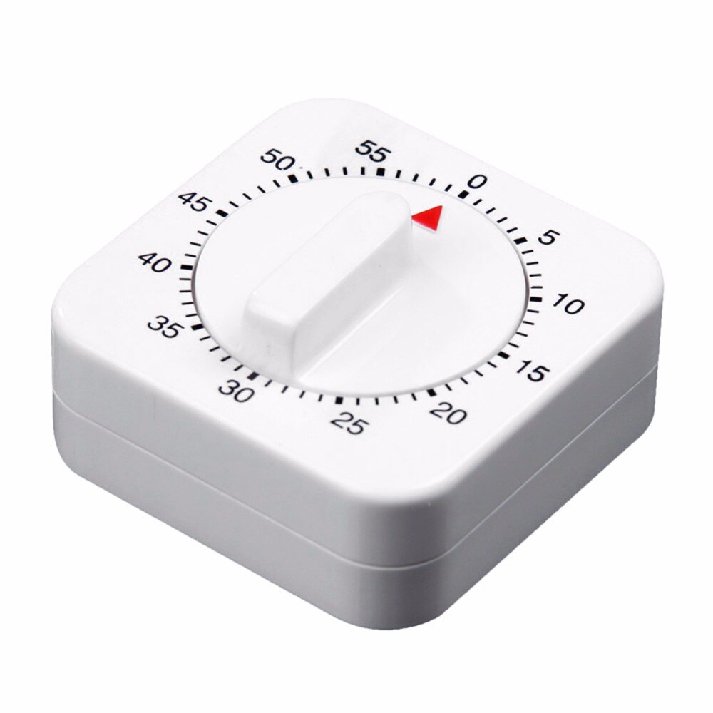 Dial 60-Minute Mechanical Timer Reminder Counting Count Down Alarm Clock for Kitchen