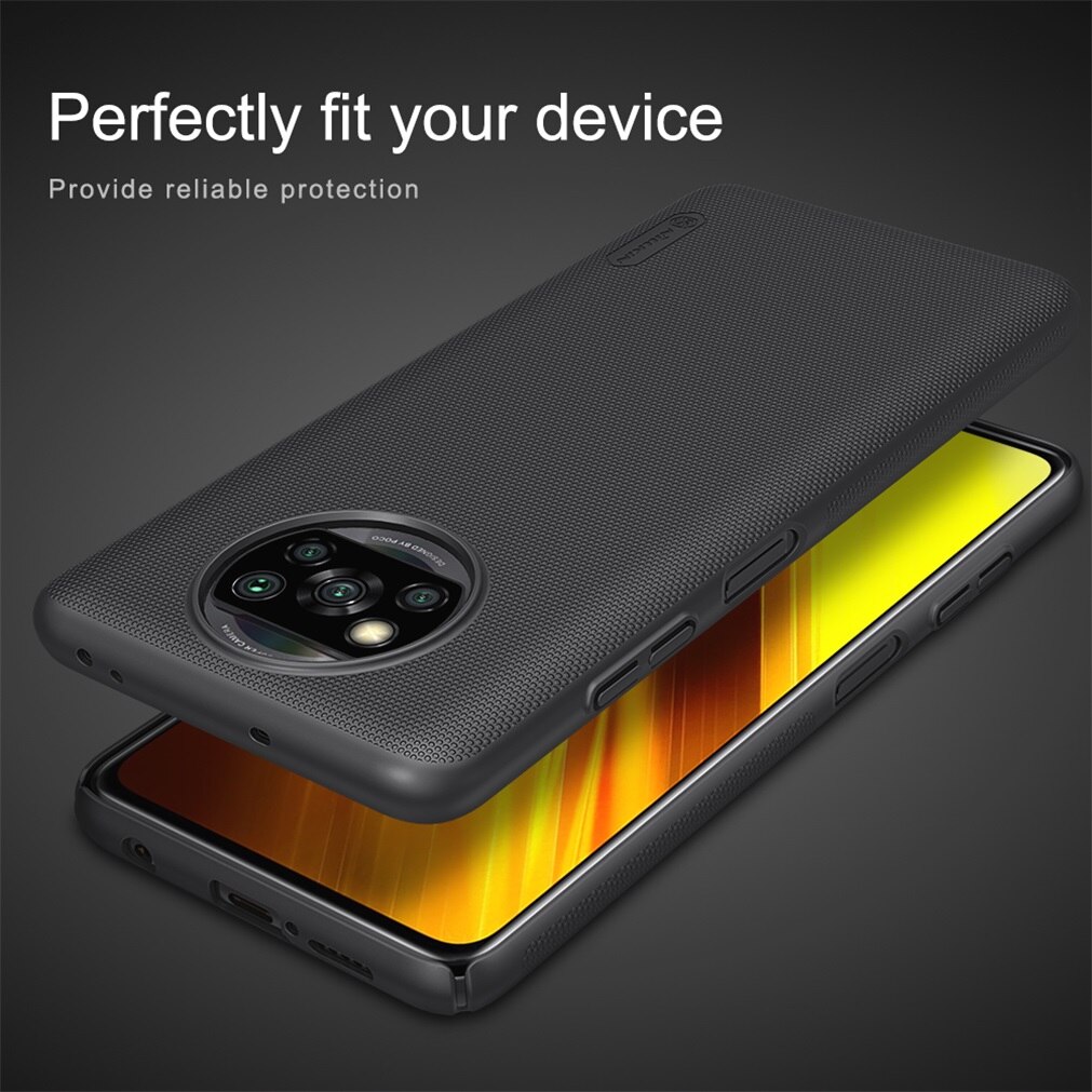 Voor Xiaomi Poco X3 Nfc Case Poco X3 Pro Cover Nillkin Frosted Shield Case Hard Pc Protector Back Cover Voor xiaomi Poco X3 Nfc