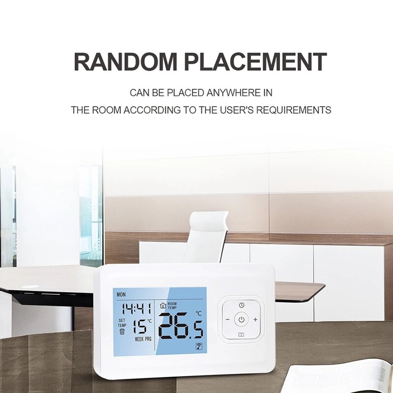 Wifi Smart Thermostat Wireless LCD Programmable Temperature Controller For Gas Boiler Heating APP Voice Control