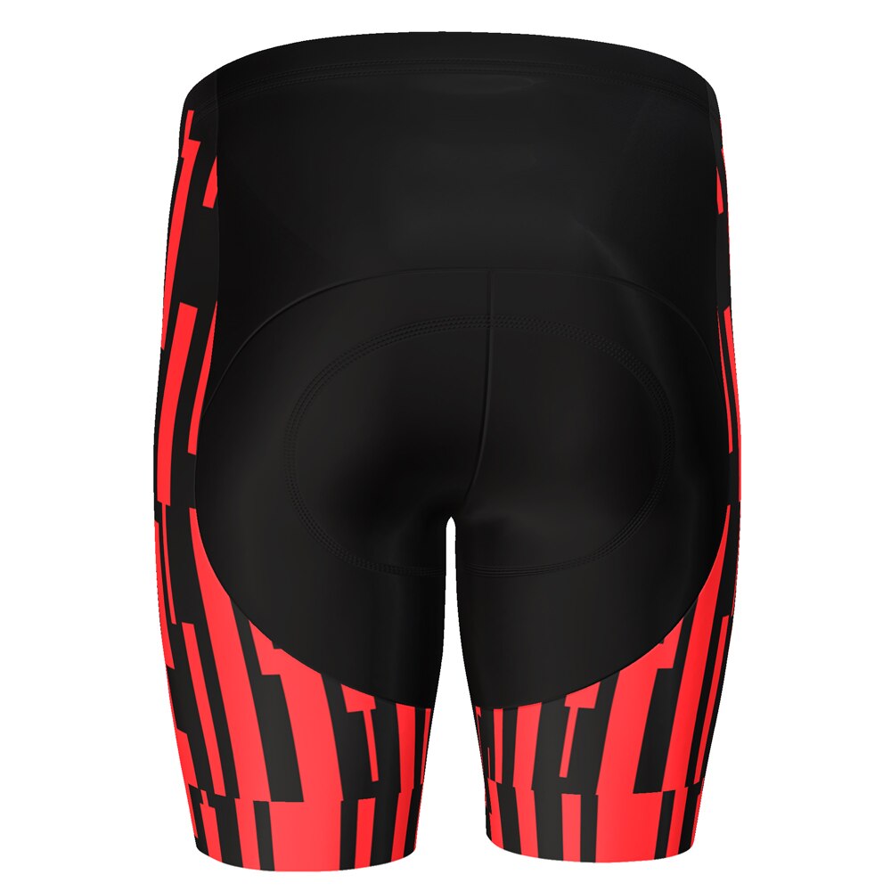 Hirbgod novo vermelho e preto pro ciclismo shorts men 3d anti deslizamento acolchoado gel ciclismo equipe mtb mountain bike calças curtas, TYZ084-06