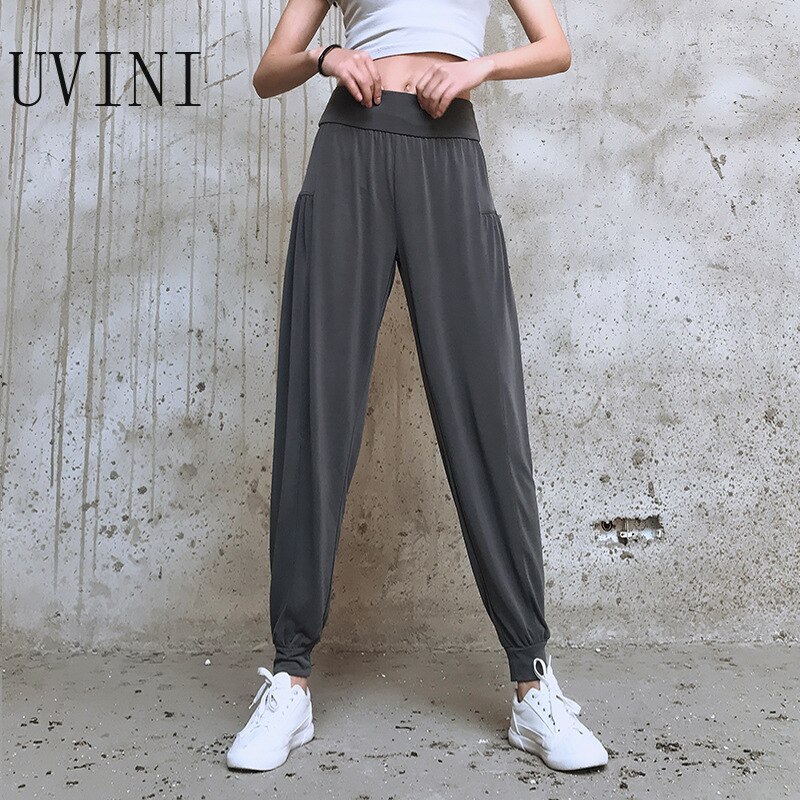 Sports Pants Women Loose Yoga Pants Sports Trousers Exercise Fitness Running Jogging Loose Workout Sport Pants Hip Hop Dance