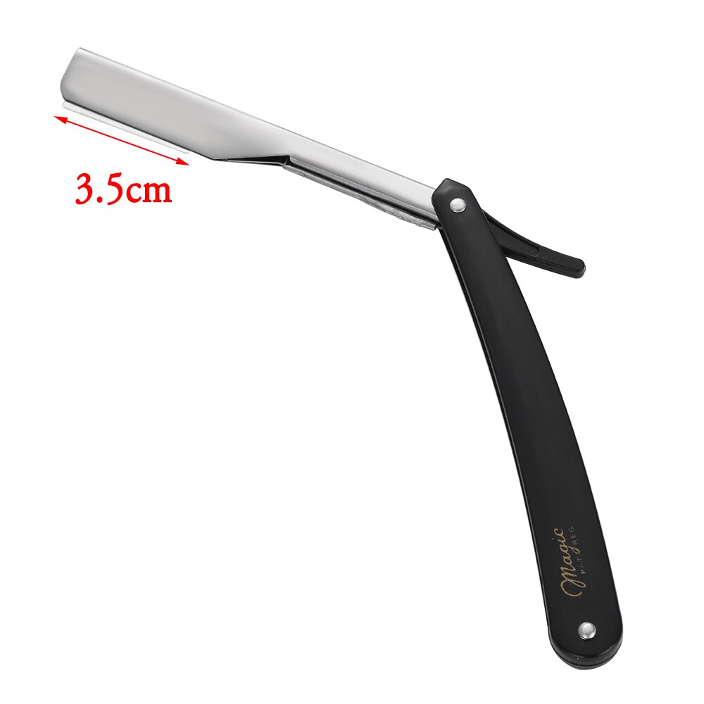 Manual Shaver Straight Edge Stainless Steel Sharp Barber Pro Razor Folding Shaving Shave with Blade Straight Razor Tool