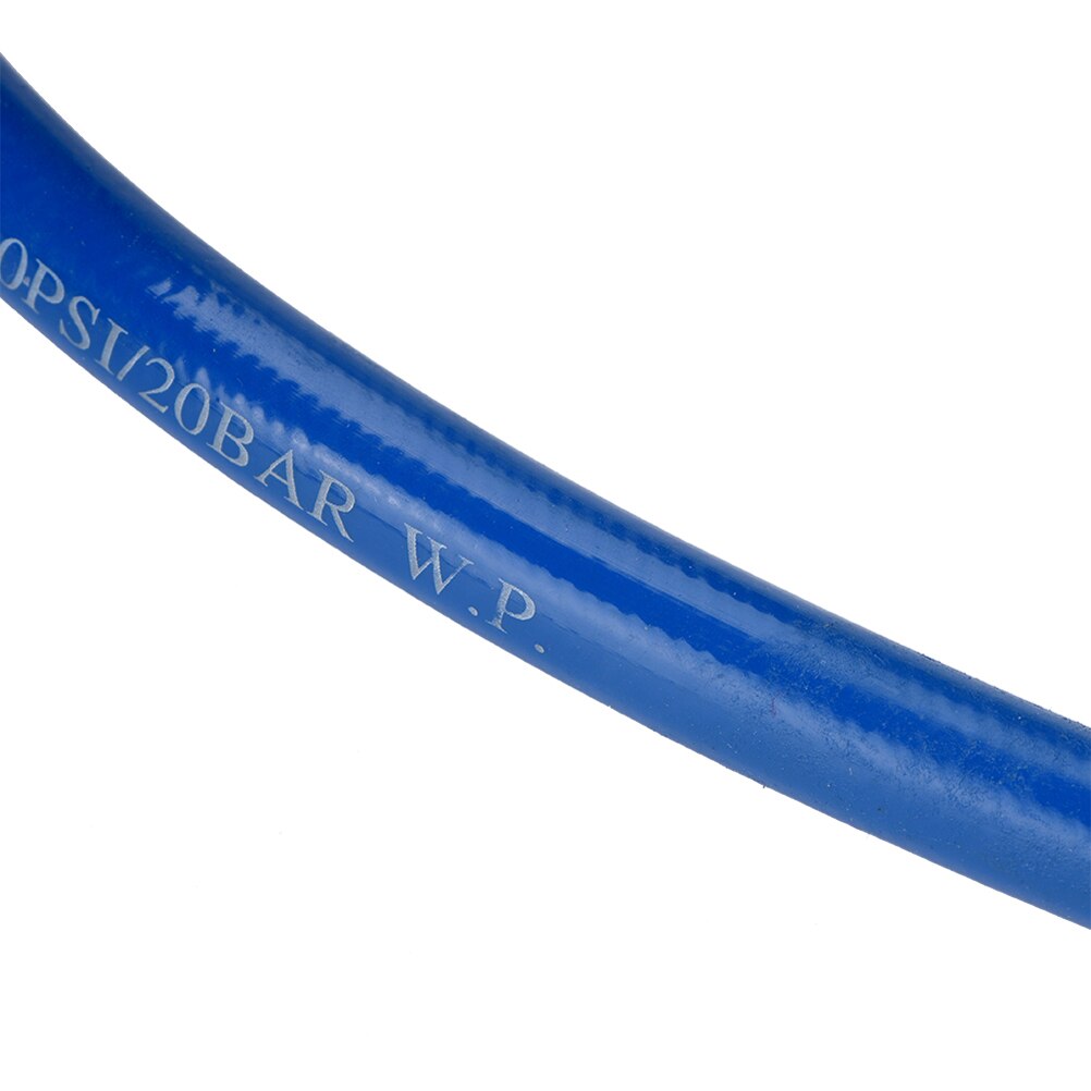 15m Car PVC Air Inflation Hose Air Compressor Valve Fittings Pneumatic Tyre Air Inflation Hose Air Hose Blue