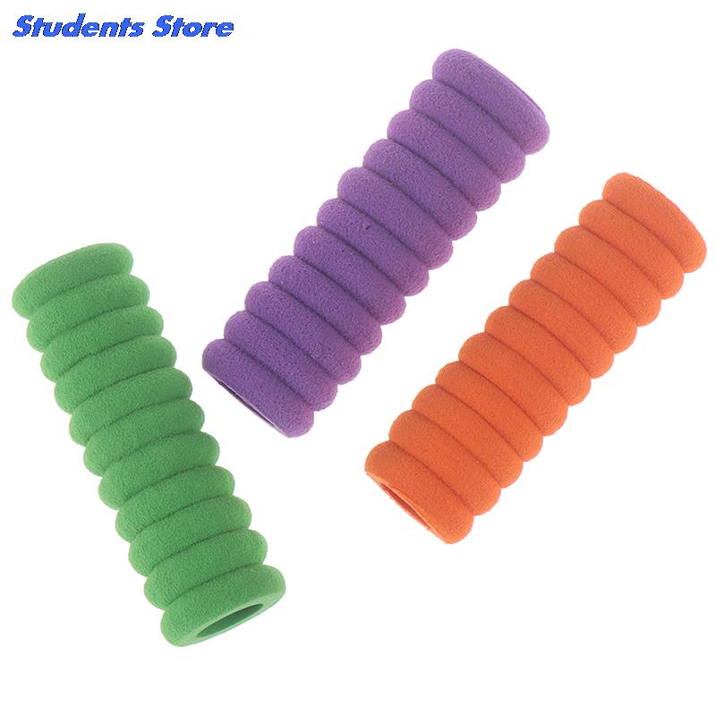 10pcs Comfort Soft Foam Pen Pencil Grips Pen Control Pupil Handwriting Aid Kids Children School Stationery