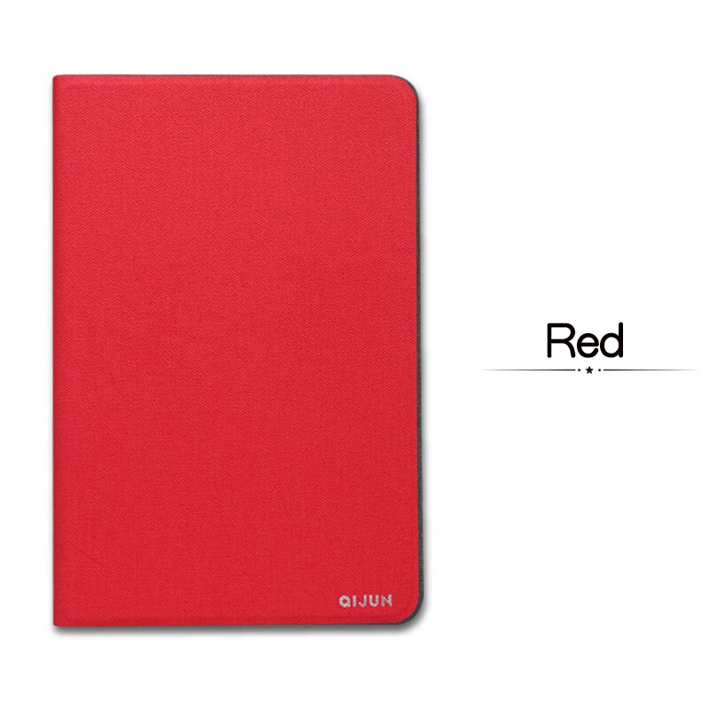Tablet Case For Lenovo A5500 Tab A8-50 A5500-h a5500-f 8.0 PU Leather Folding Flip Stand Cover Soft Silicone Coque For Tab a8-50: Red