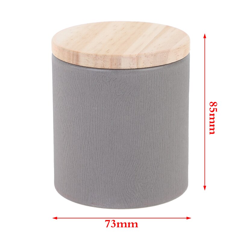 Nouvelle boîte à thé colorée couleur bonbon, couvercle en bois, petite boîte ronde en étain, de mariage, boîte de rangement vide, organisateur de Grain, 1 pièce