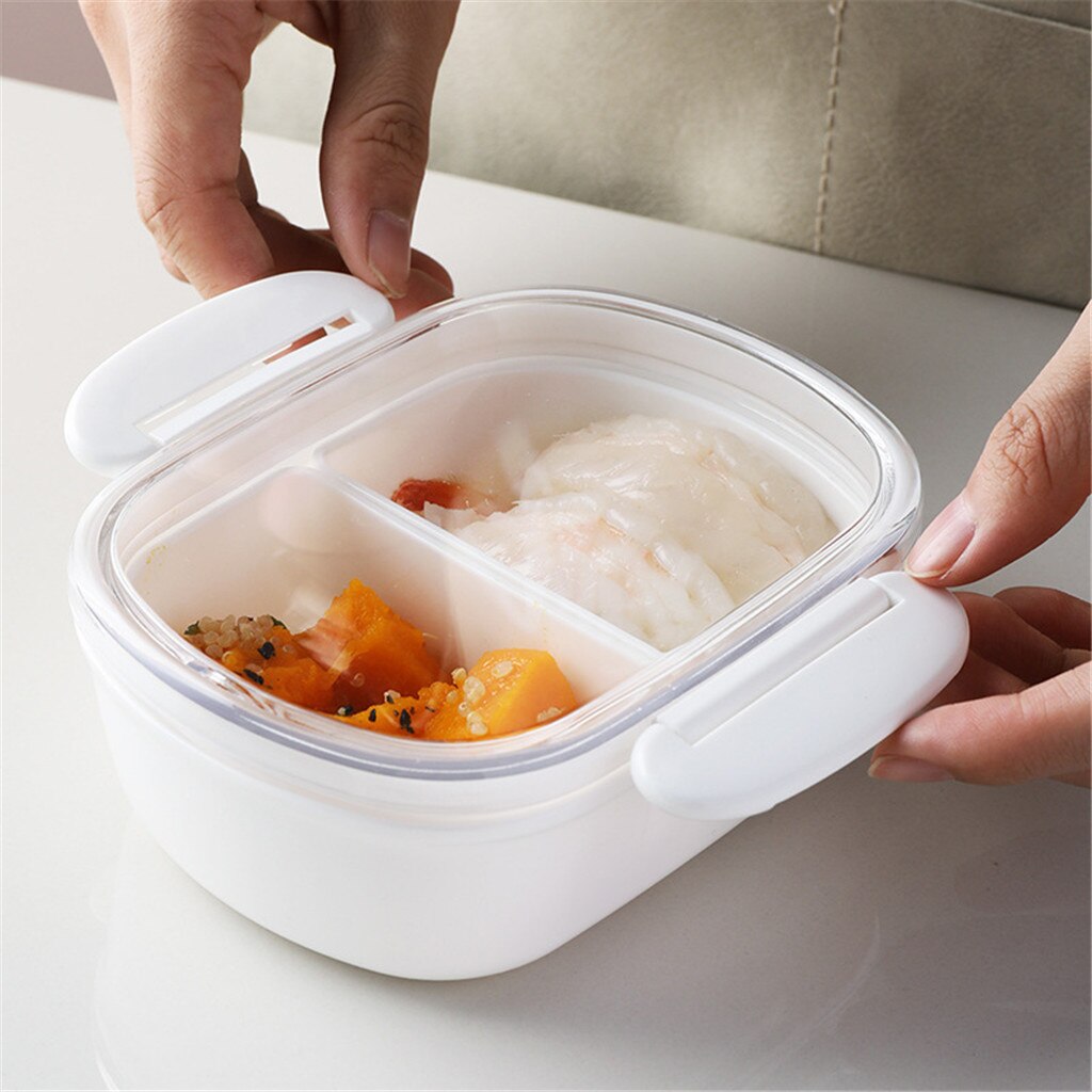 Ocardian Lunchboxen Siliconen Vouwen Volwassenen Kinderen Kantoor Reizen Draagbare Opslag Container Draagbare Wandelen Bento Dozen: C