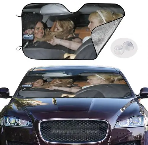 Paris Hilton Linsay Lohan Britney Spears Car Sun Shade Car Sun Visor Car Assessoires Movie Character Custom Sunshade: MULTI