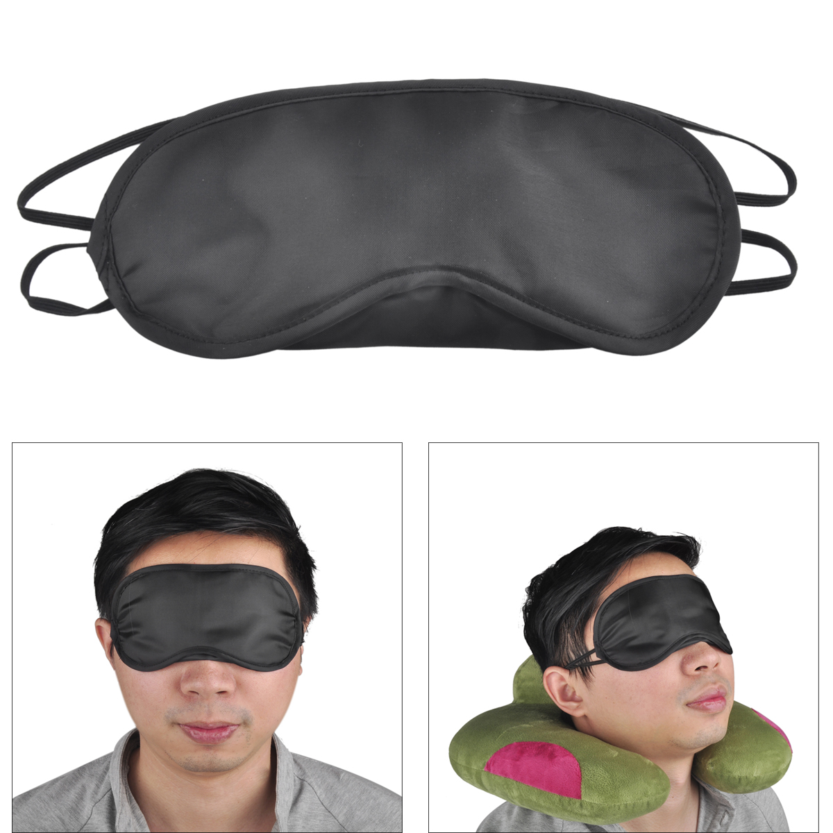 10 teile/los Reise Schlaf Maske schnelle Schlafen Augen Maske Eyeshade Abdeckung Schatten Patch Frauen Männer Weiche Tragbare Augenbinde Reise