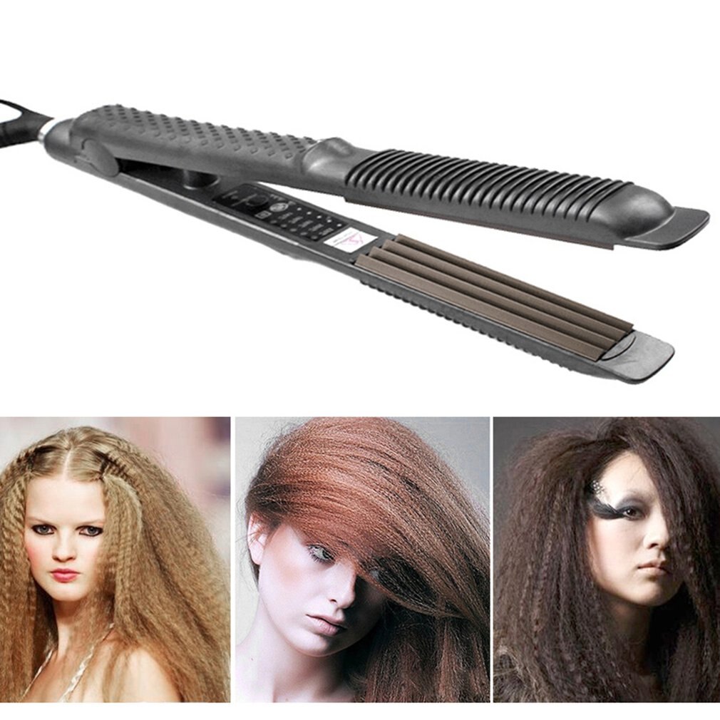 Bølgeblikk hår fluffy hår styler bølge bølgepapp crimper bølger til dame rett hår hår styling verktøy