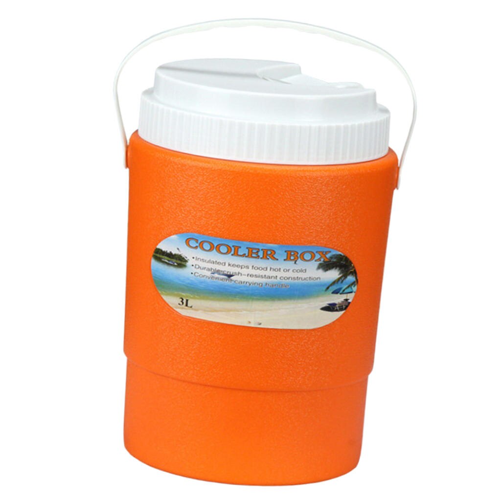 Insulated Camping Cooler Box Ice Bucket for Food Beverage Drinks Fruits Container, Ice Cool