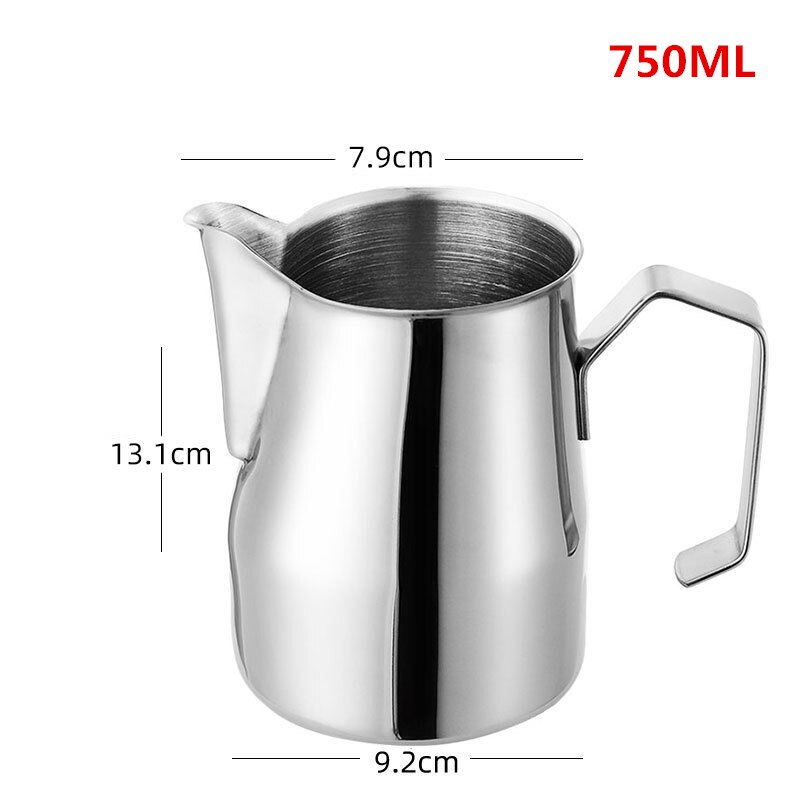 Milk Frothing jug 350ml 450ml 750ml Espresso Coffee Pitcher Barista Craft Cofee Latte Frothing Jug Mug Frothing Jug: 750ml