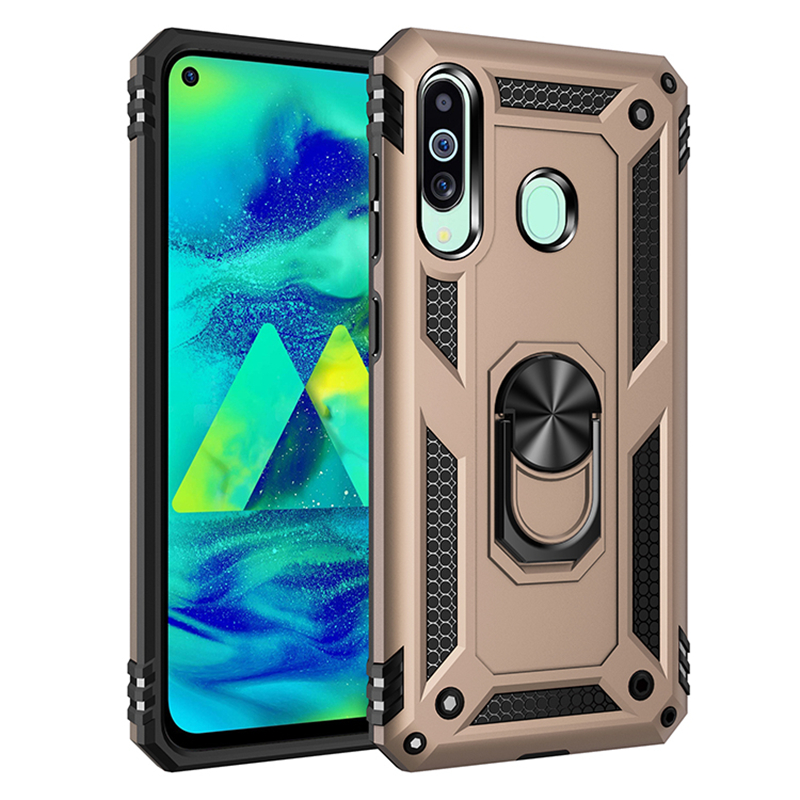 For Samsung Galaxy A60 A80 A90 5G Case Armor Holder Magnetic Car Ring Phone Case For Samsung A40S A70E M40 M40S M42 Back Cover
