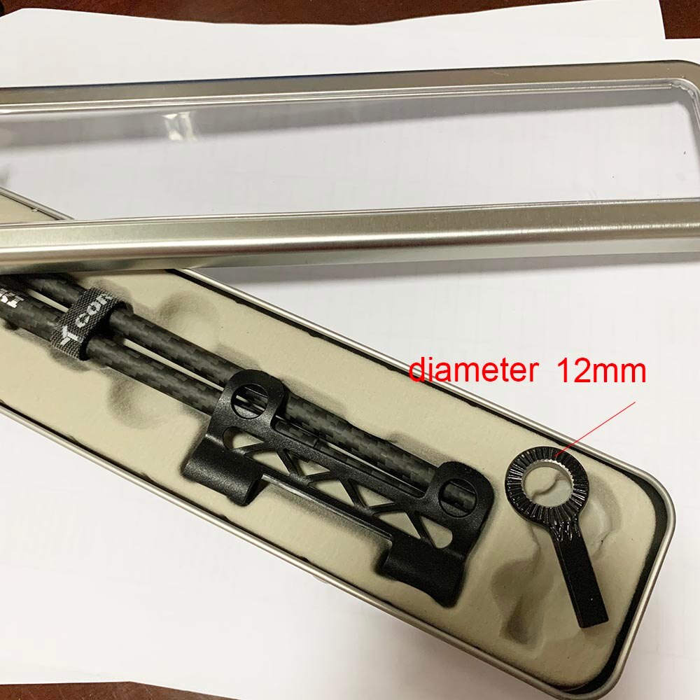 Kohlenstoff MTB Rennrad Parkplatz Gestelle Ständer Seite Stehen 9mm 12mm 15mm passen 26 &quot;27.5&quot; 700c Fahrrad trete stehen QR 45g Utralight: 12mm