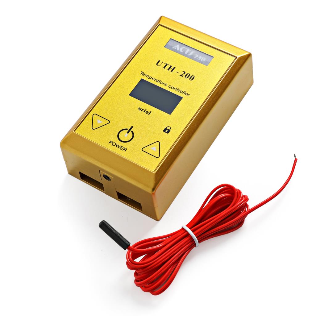 Intelligente Temperatuurregelaar Vloerverwarming Pad Temperatuurregelaar Elektrische Matras Temperatuur Regulerende Schakelaar: Gold