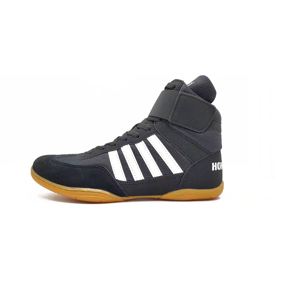 Zapatos de lucha libre para entrenamiento Unisex, SAMBO, de goma al final, zapatillas de cuero Artificial, zapatos de boxeo profesionales, 2022: 40