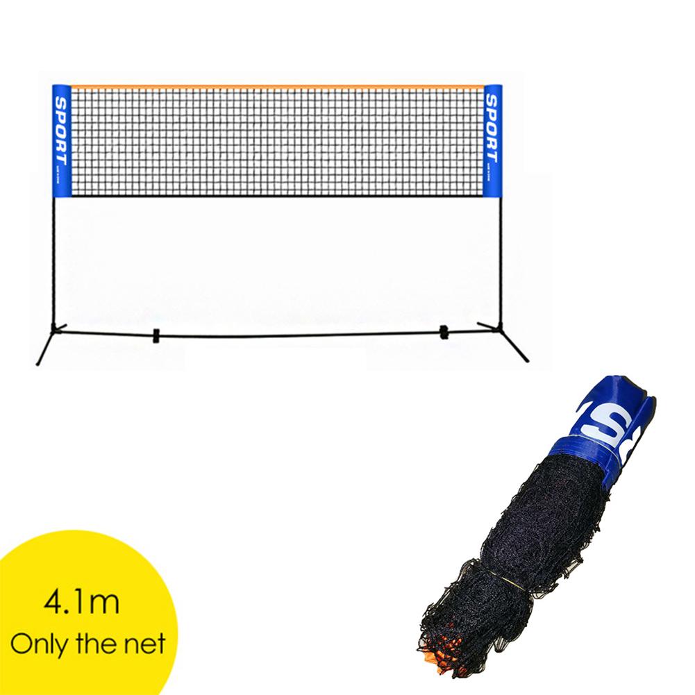 Bærbart 3-6 meter tennisnet standard tennisnet til kamptræningsnet uden ramme tennisracketsportnetværk badminton
