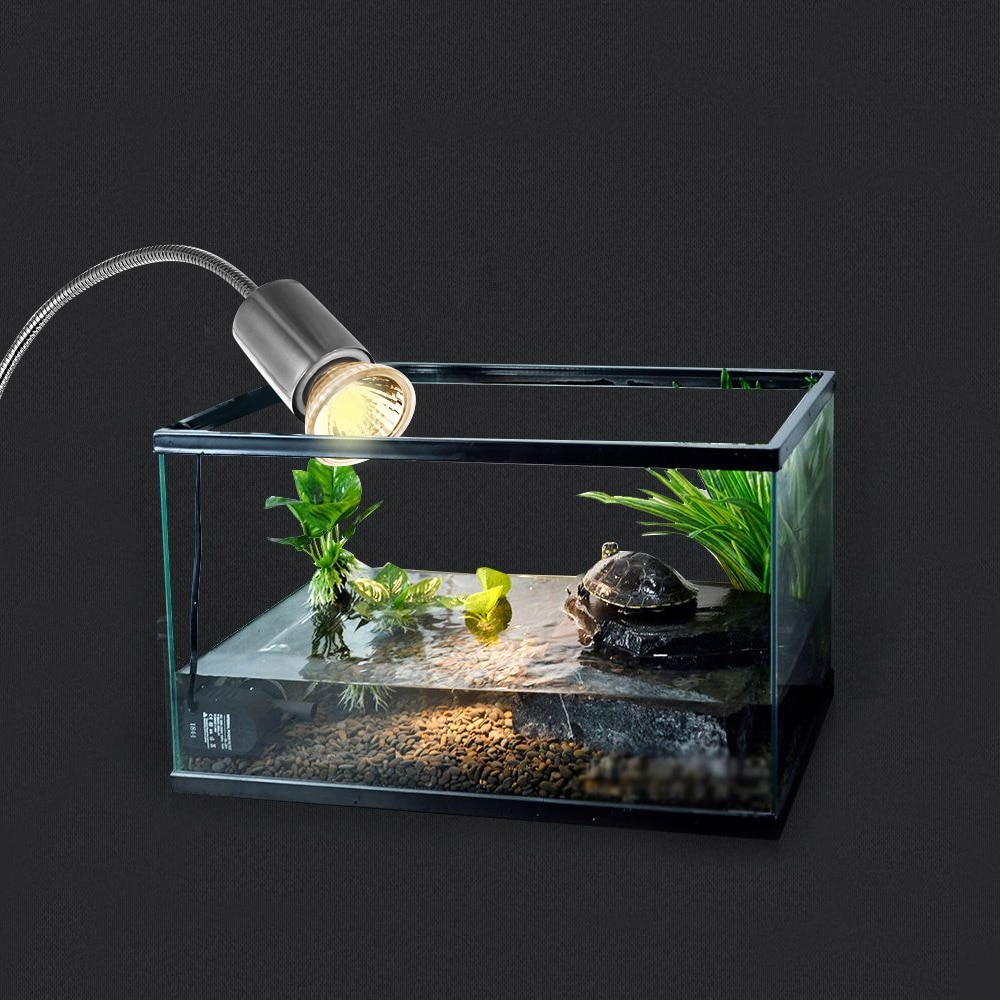 Decdeal 25w halogeen warmtelamp uva uvb warmtelamp verwarmingslamp voor reptielen hagedis schildpad aquarium dierenbenodigdheden