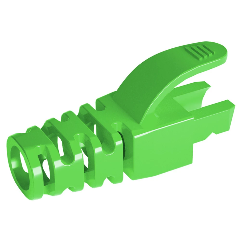 10-50Pcs CAT6 CAT5e Adapter Cap Ethernet Network Cable Connector Plugs RJ45 Caps Cat5 CAT6 Protective Sleeve Multicolour: Other / 0.8m