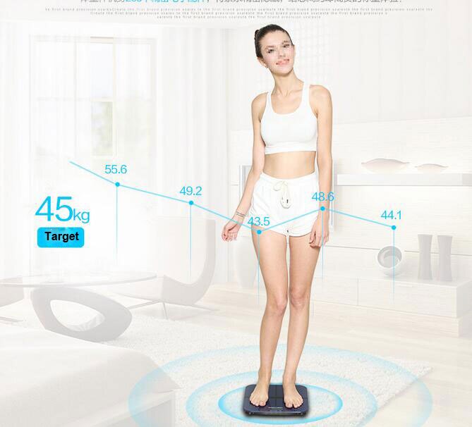 Báscula Personal de precisión para baño, dispositivo electrónico de peso de 180KG, 0,1 KG, Cuerpo Humano