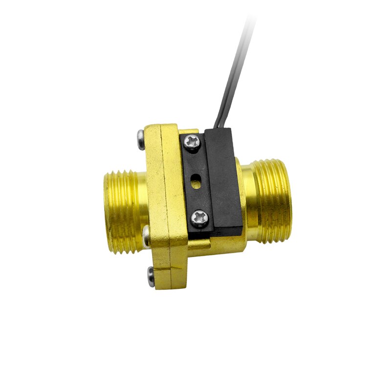 G 3/4" DN20 Male Brass Magenetic Water Flow Sensor Flowing Rate 6-45L/min Mini Reed Switch SEN-DB20W