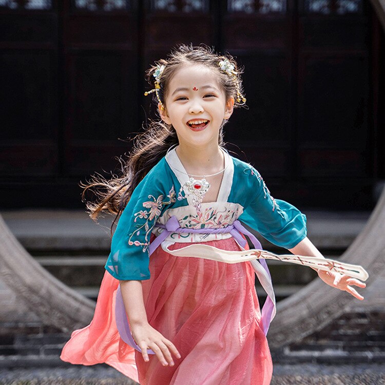 Vestido chino Cantoneye & Cheongsam Qipao para niña pequeña, vestido bonito, vestido tradicional chino