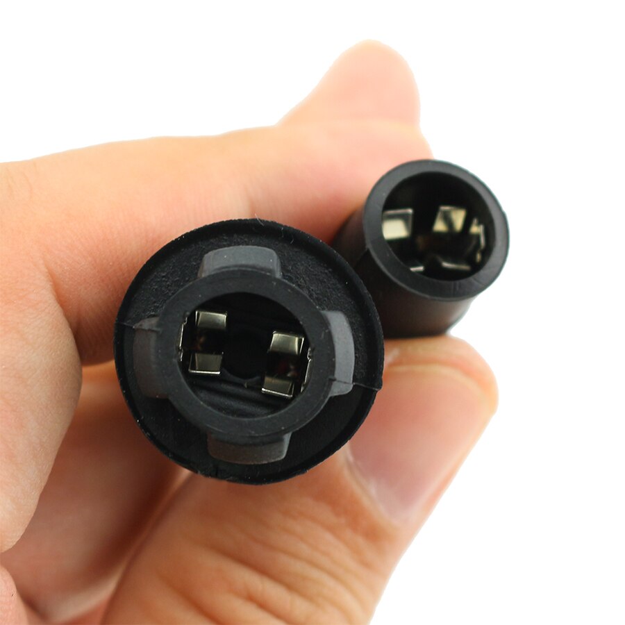 Yccpauto  t10 w5w lamphållare glödlampor adapter sockel led ljus plast biltillbehör kontakt 4 st