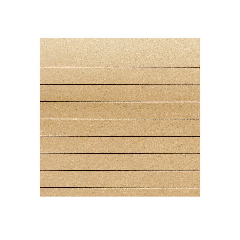 80 Sheets Office Memo Pad Sticker Index Sticky Notes Eenvoud Kraftpapier Briefpapier Zelfklevende Plakken Blank Memorandum