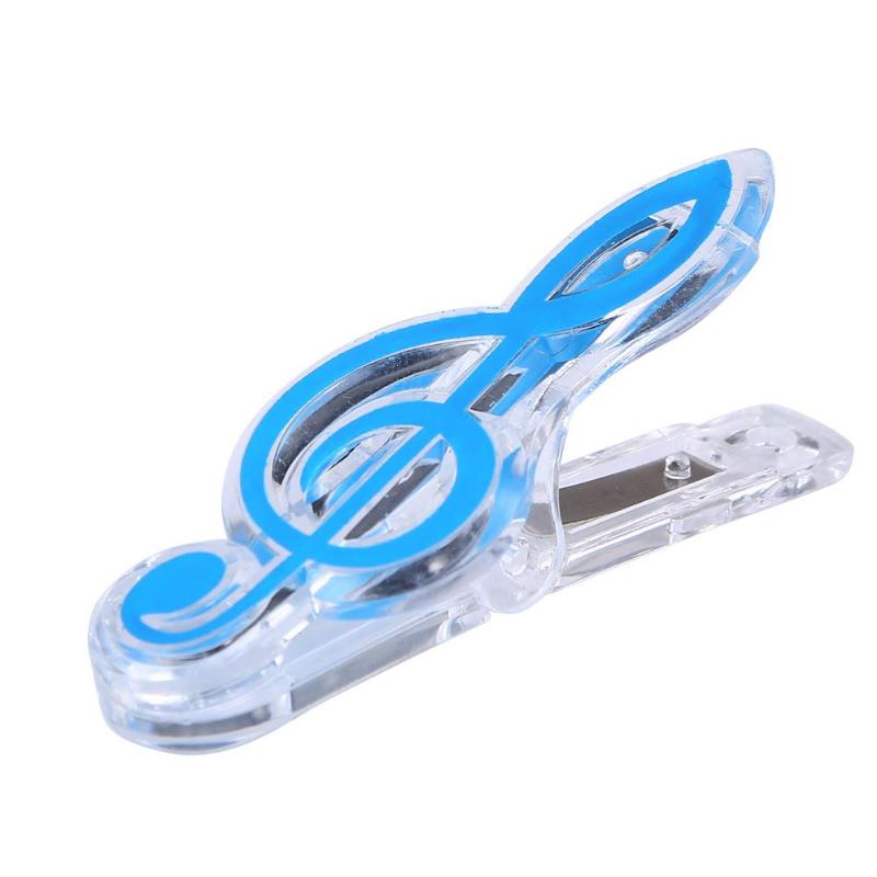 Plastic Muzieknoot Brief Papier Clip Pianomuziek Boek Vel Papier Lente Houder Map voor Piano Gitaar Viool Prestaties Sta: 04