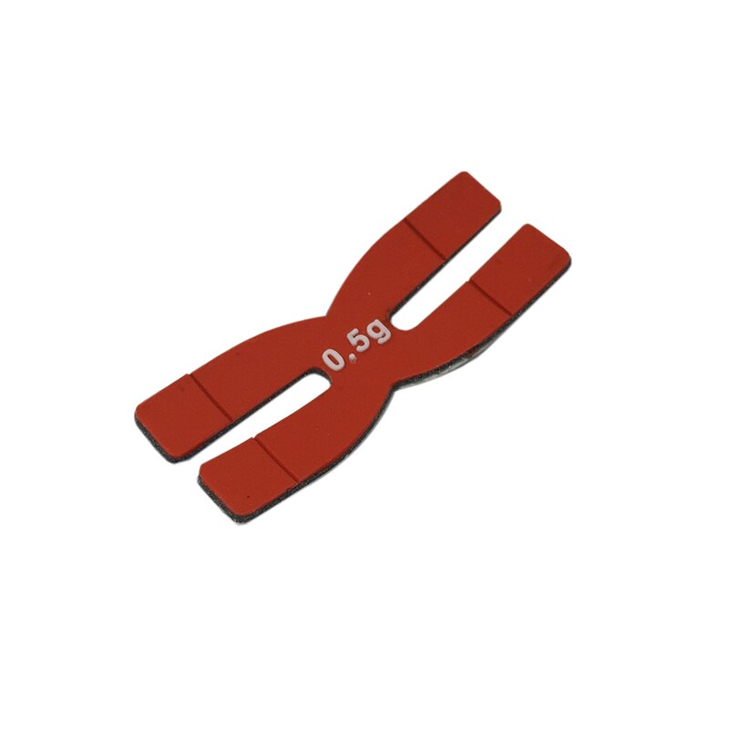 1 pc Silicone Badminton Tennis H-type Balance Bar Strips Tab Racket Training Racquet Sports Useful Equipment: Red