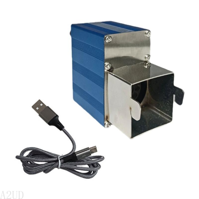 A2ud elektriska bälgar, bärbart grillverktyg, luftfläkt, kolstartare, 5v usb, 10000 rpm spisfläkt