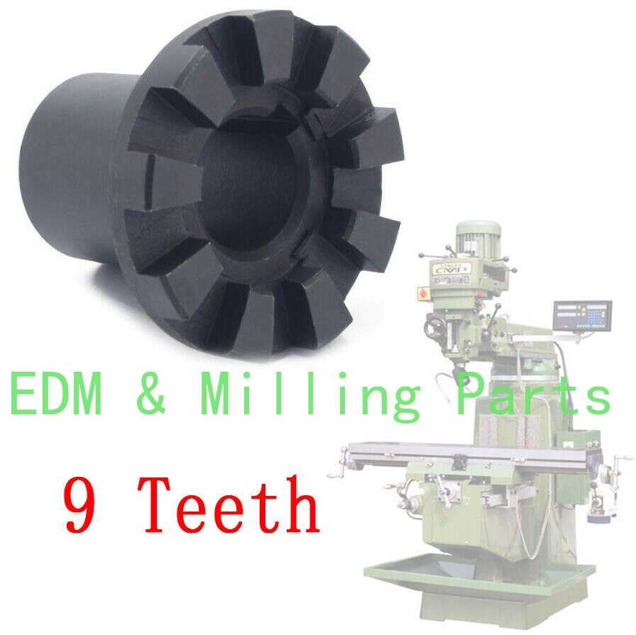 CNC Mill Part Milling Machine Gearshaft Clutch Insert Combining 9 Tooth For Bridgeport Mill Part