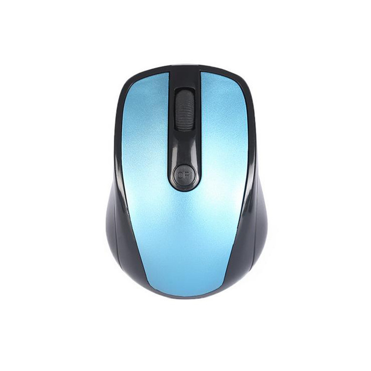 USB Wireless mouse 2000DPI Adjustable Receiver Optical Computer Mouse 2.4GHz Ergonomic Mice For Laptop PC Mouse: blue