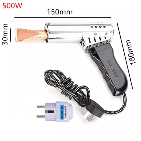 High Power Elektrische Soldeerbout 100W/150W/200W/300W/500W 220V Zuiver Koper Tip Externe Verwarmde Lassen Apparatuur Gereedschappen: 500W
