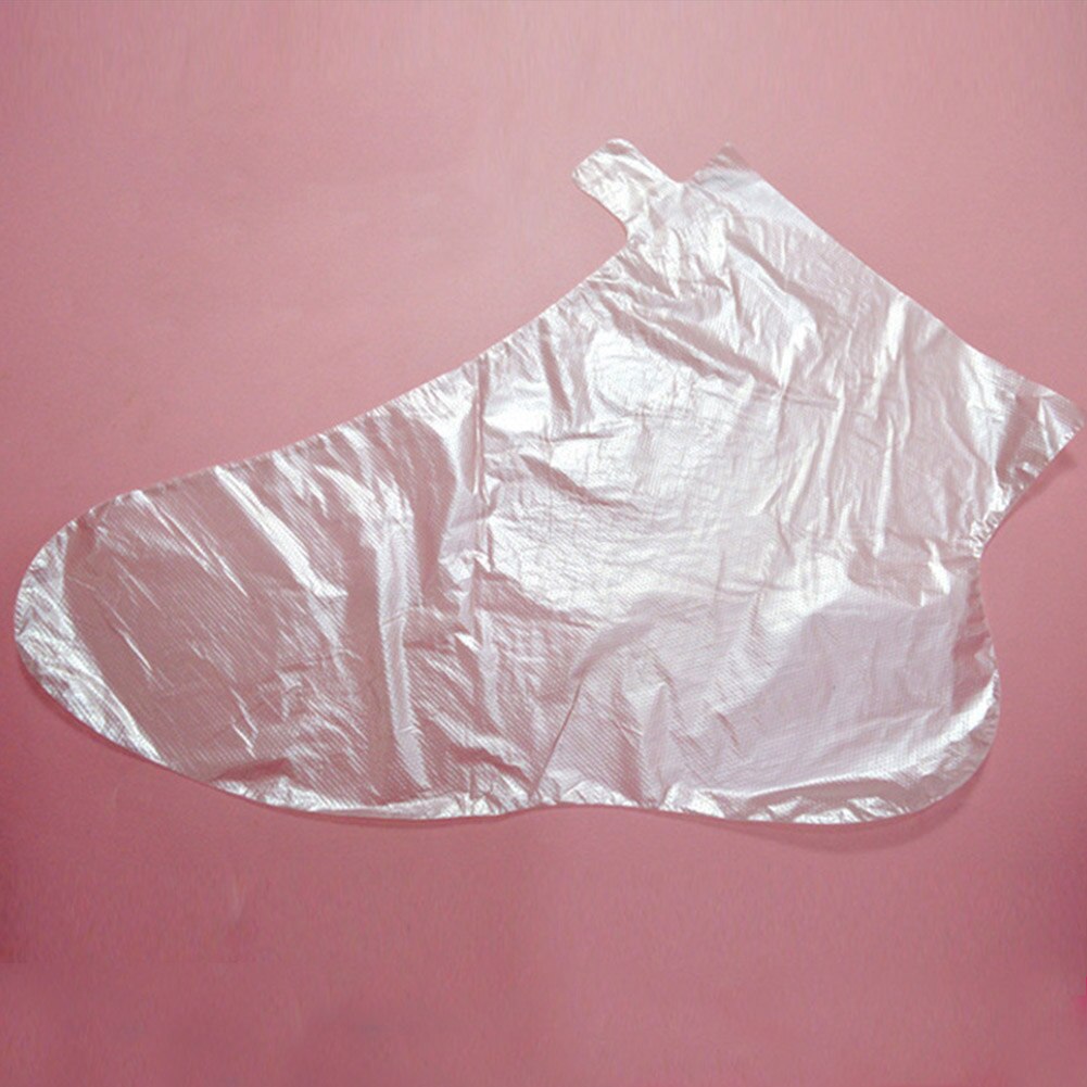 Calcetines térmicos para el cuidado de la piel, patucos desechables de PE, bolsas de Pies Grandes transparentes, para Spa, parafina, para baño y pedicura, 200 Uds.