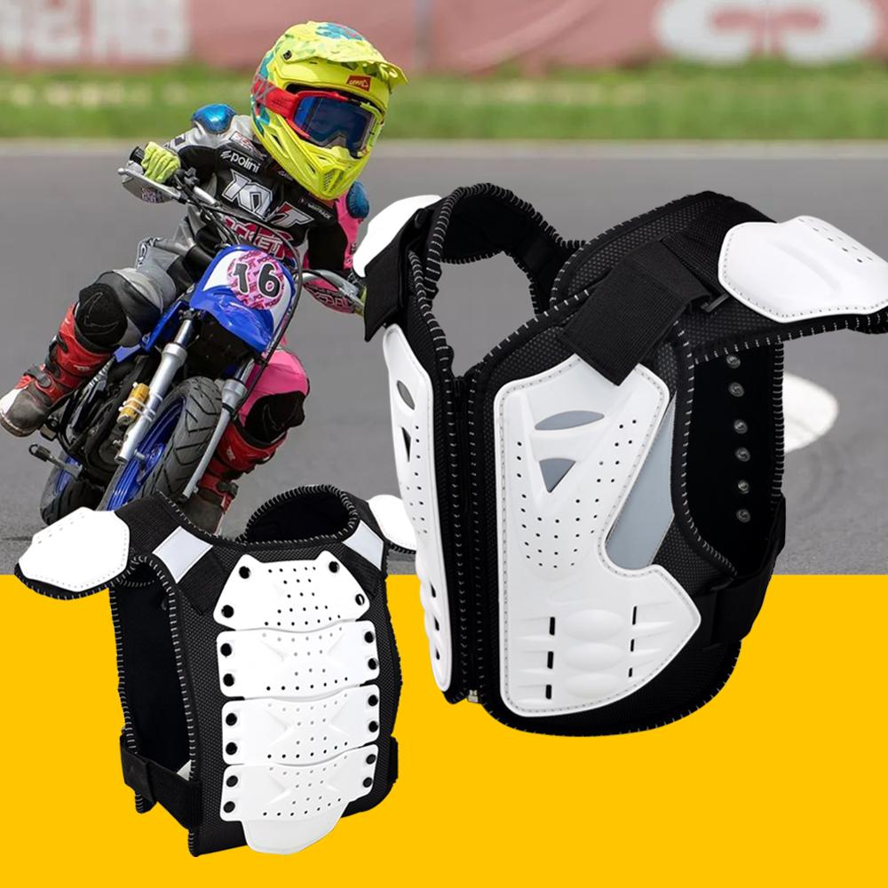 4-15 Jaar Kinderen Full Body Protector Vest Armor Kids Motocross Armor Jacket Borst Wervelkolom Bescherming Gear Anti-fall