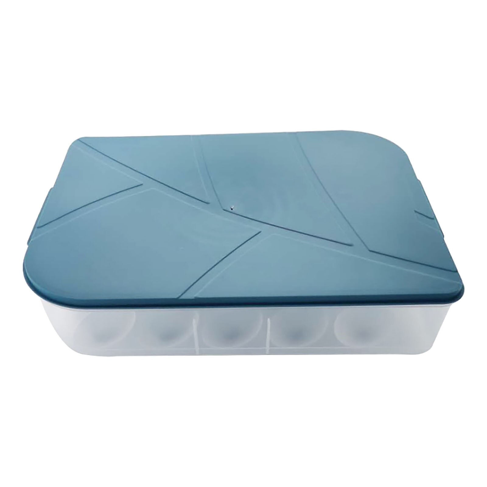 1pc 34 Compartments Transparent Egg Storage Box Portable Wild Picnic Egg Organizer Kitchen Refrigerator Fresh Storage Supplies: C