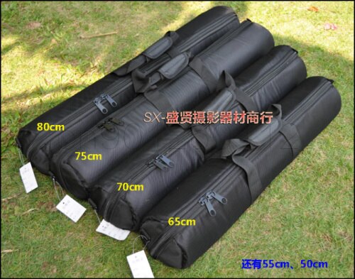 Statief tas zwart 50cm 55cm 60cm 65cm 70cm 75cm 80cm 100cm Gewatteerde strap Camera Statief Draagtas Reistas Voor Velbon Statief tas