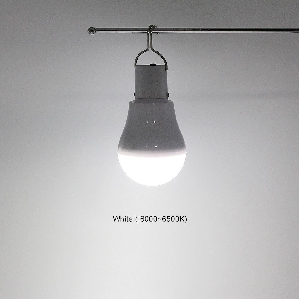 LED-lamp op zonne-energie, spaarlamp, draagbare wandlamp voor buiten, tuin, kamperen, wandelen, vissen, noodverlichting