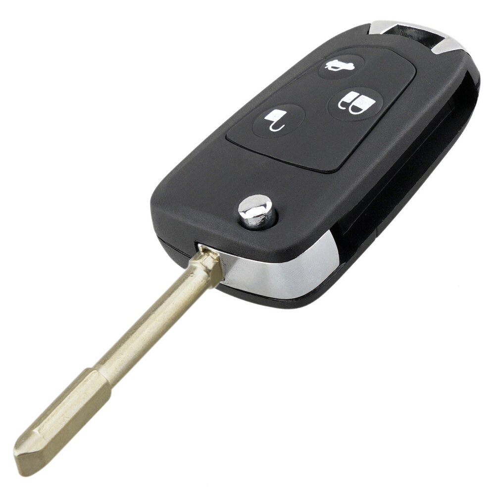 3 Buttons Car Modified Flip Folding Remote Key Flip Fob Shell with FO21 Blade for Ford Mondeo Fiesta Focus KA Transit 2002