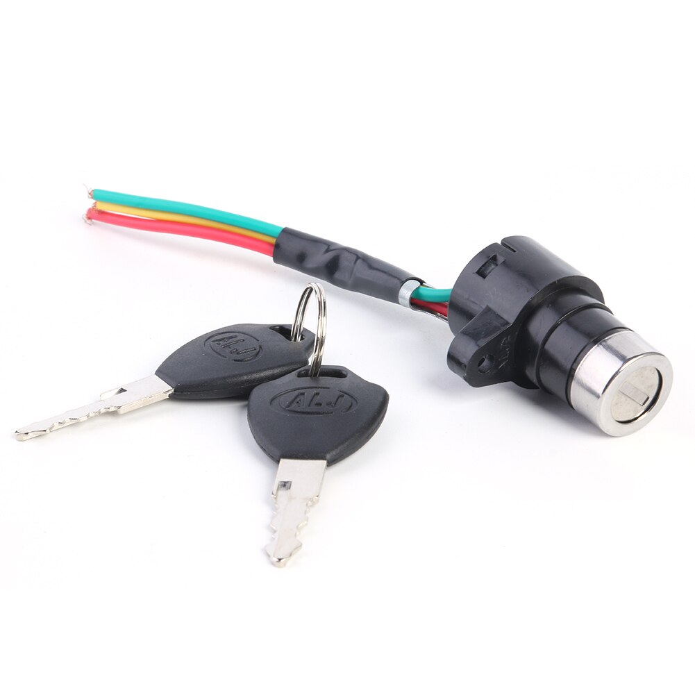Ignition Switch Key Power Lock Universal Electric Bicycle Biking Portable Dustproof Cycling Parts for Electric Scooter