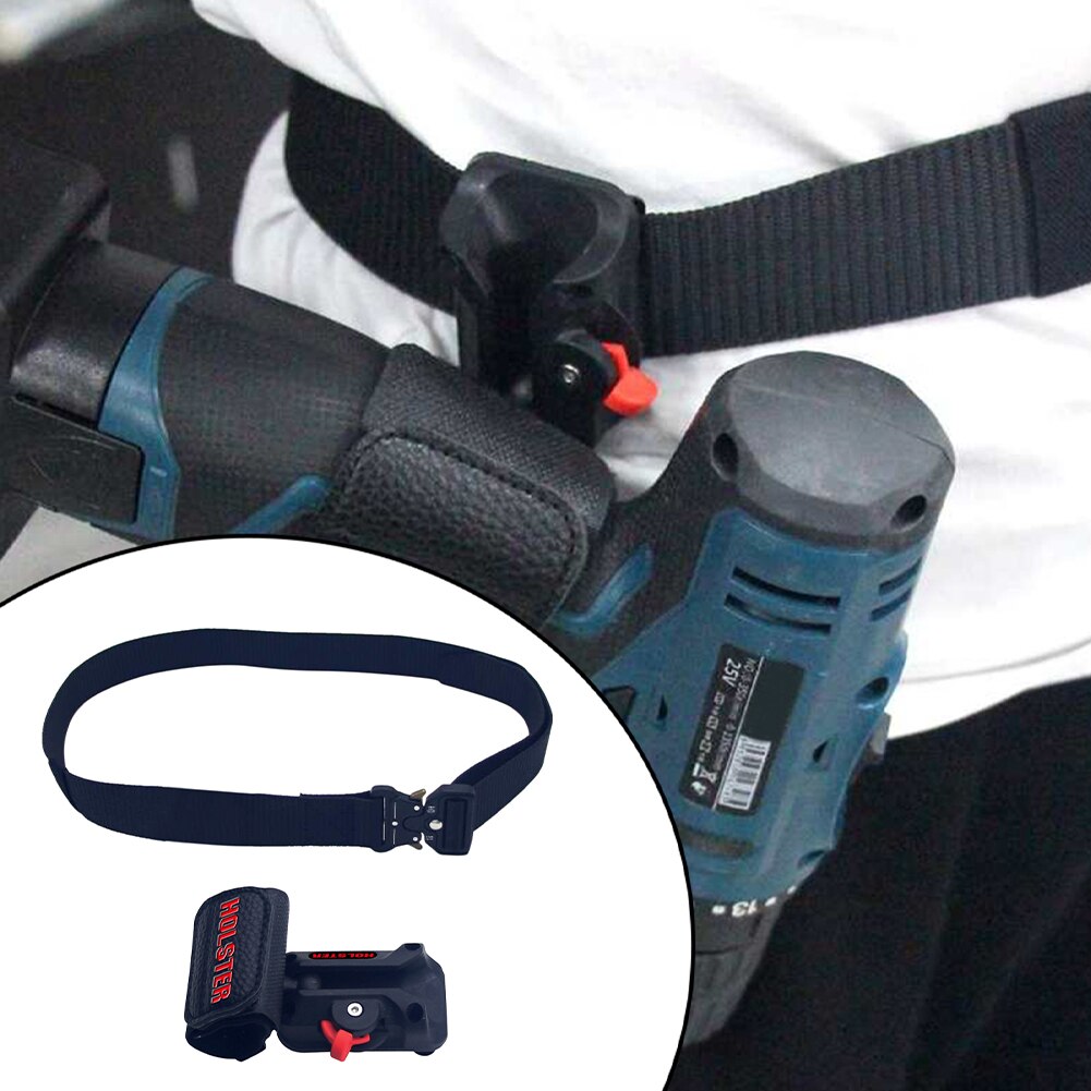 Durable Movable Waist Hanging Practical Nylon Strap Daily Self Lock Organizer Secure Heavy Duty Tool Holster Set Storage Buckle