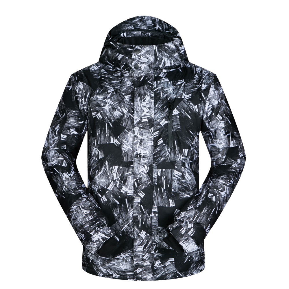 MUTUSNOW Ski Jacket Waterproof Windproof Snowboarding Jackets for Men Warm Breathable Snowboard Coat Ski Jacket