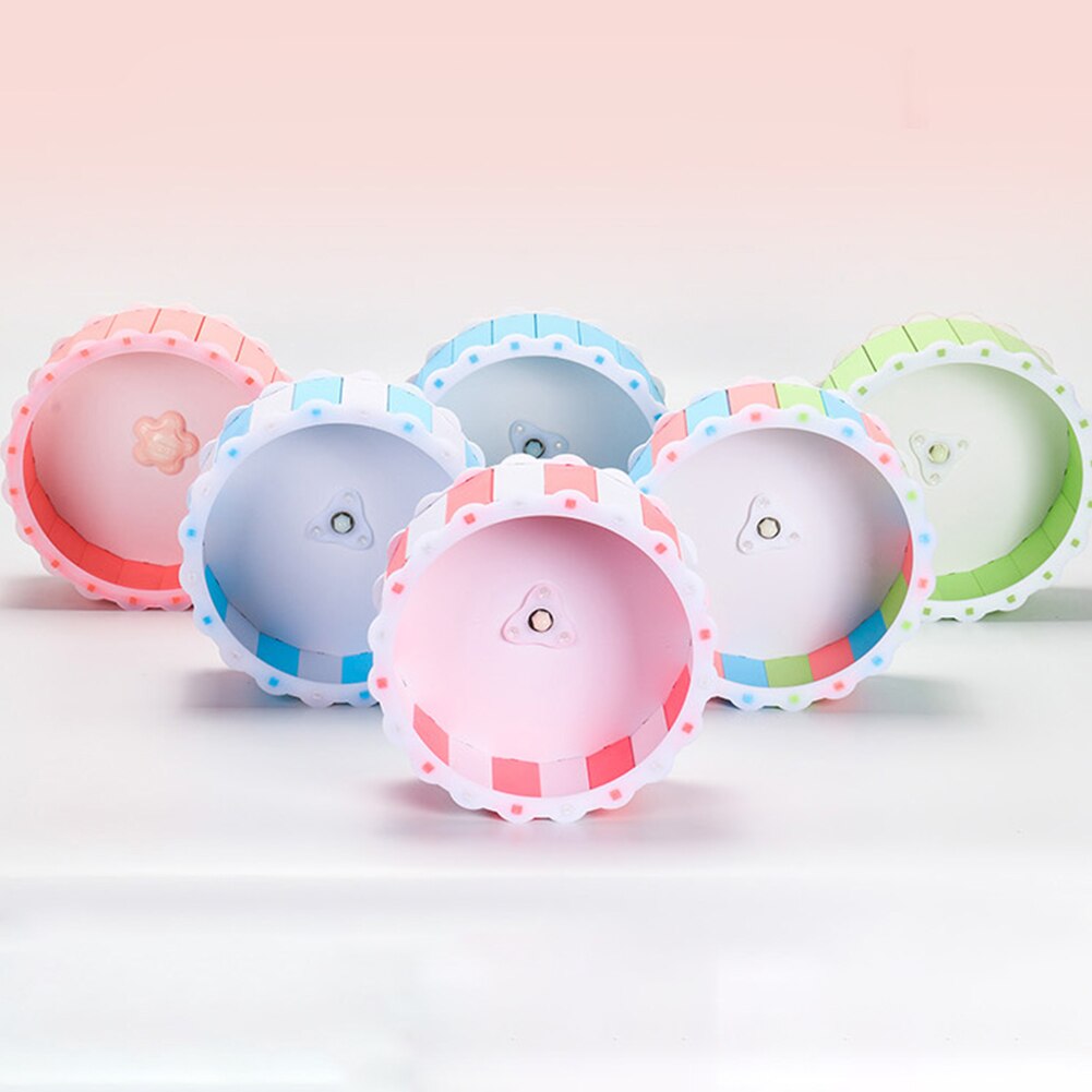 Rueda de ejercicio para hámster, ratón silencioso giratorio para correr, disco para mascotas, juguete deportivo para correr, Hamster