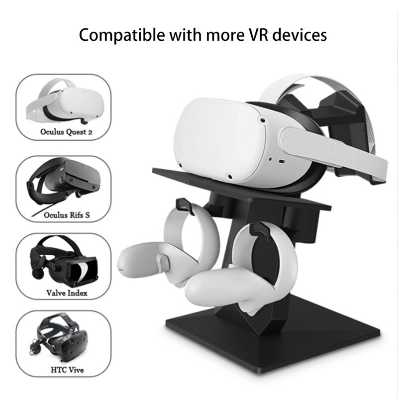 Upgraded VR Stand Headset Display And Controller Holder Mount Station For HTC Vive/Oculus Quest 1/2 VR Accessories