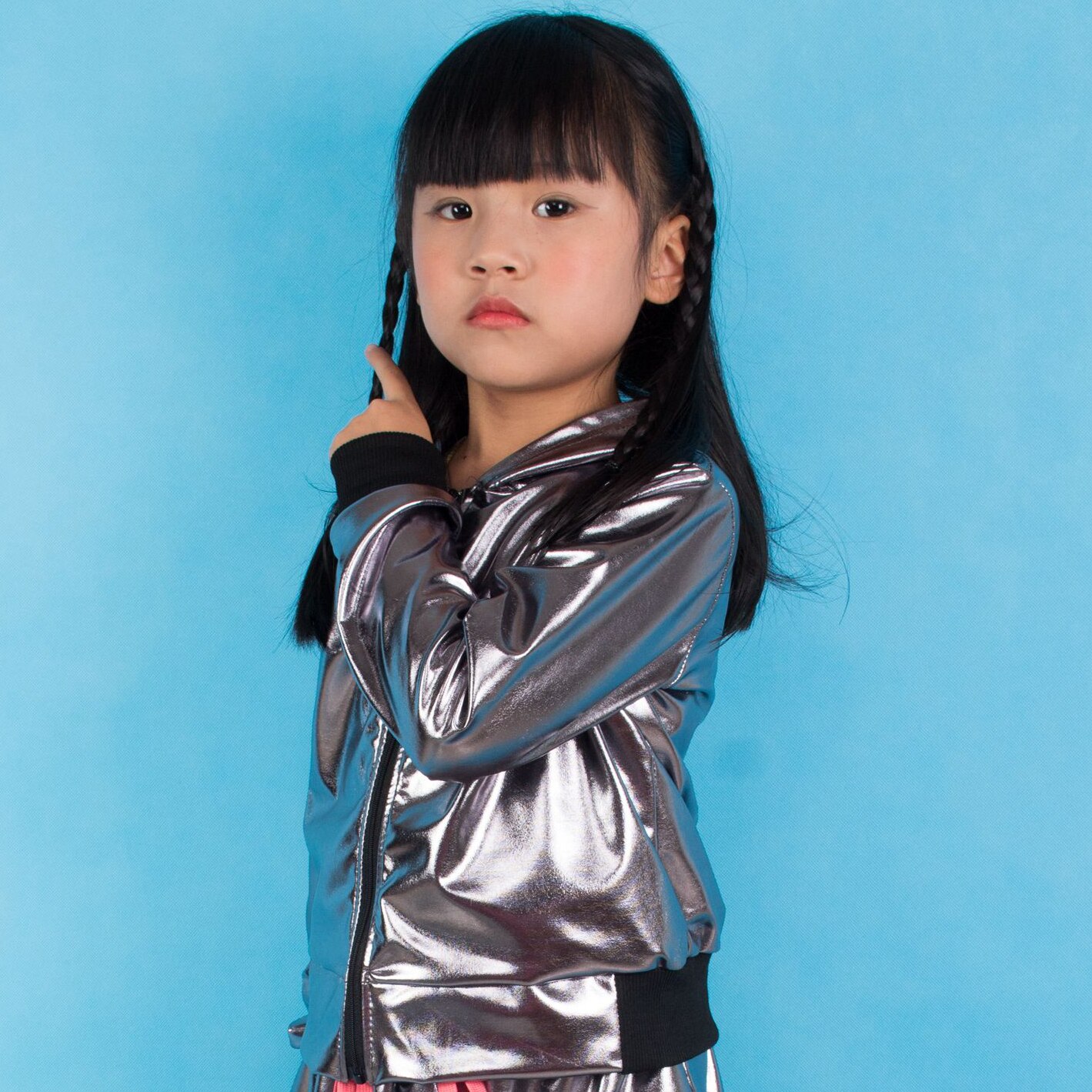 2021 primavera autunno Unisex bomber Jacket Stage Performance Wear Paillette con cappuccio Hip Hop Dance Coat Jazz giacche per bambini per ragazze