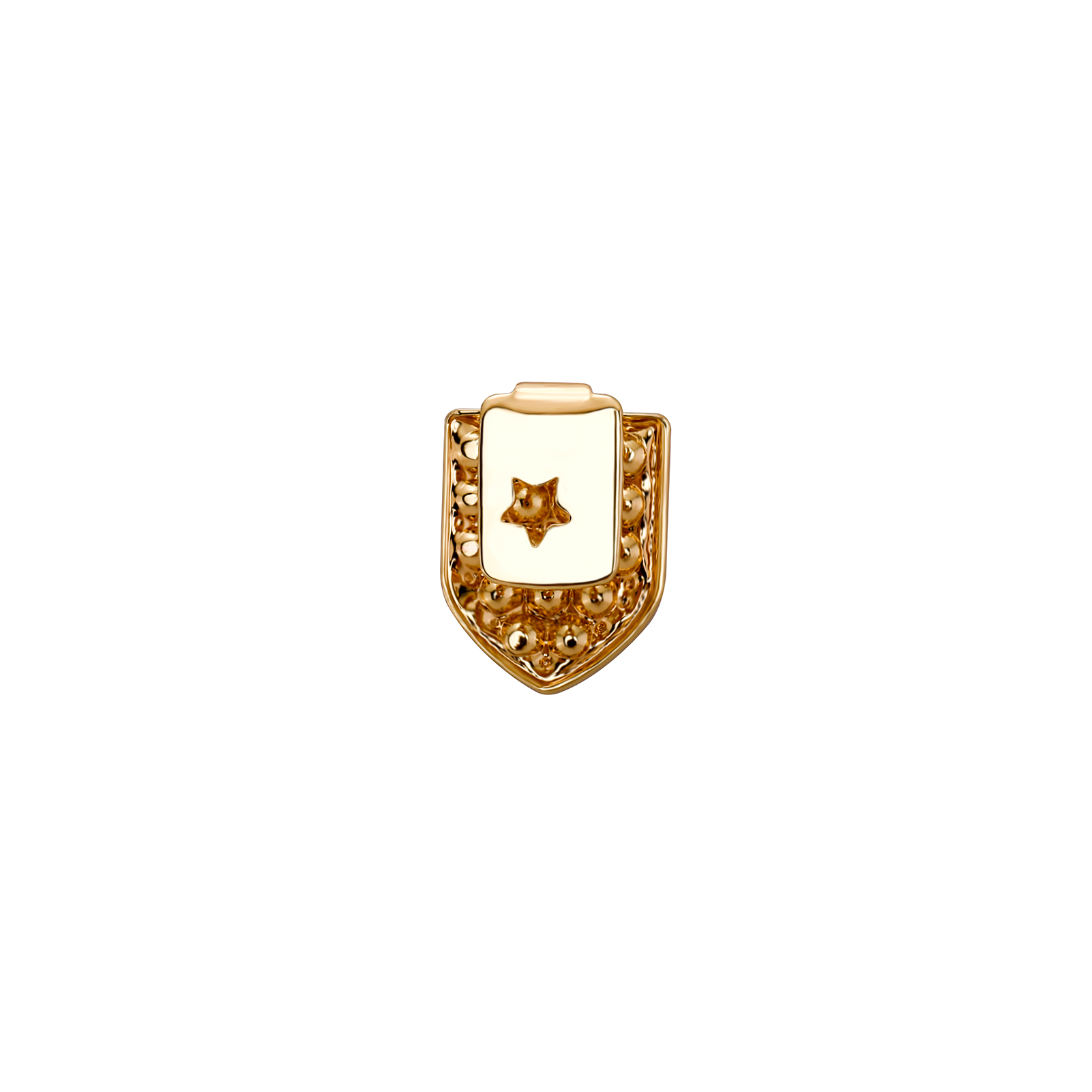 TOPGRILLZ rappeur simple manille dents Grillz Hip Hop capuchon haut bas bretelles dentaires couleur or métal personnalité dent bijoux