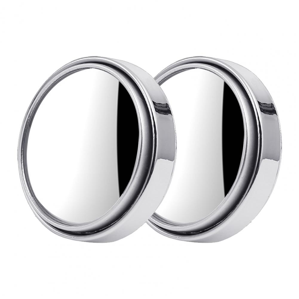 Car Side Mirror Universal Fit Self-adhesive Unbreakable 360 Degree Rotate Car Side Mirror Blind Spot Mirror for Car