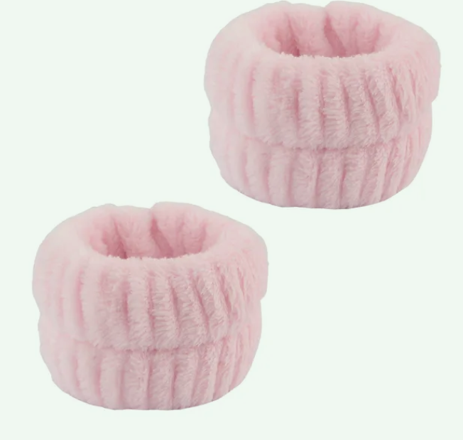 Women Adjustable SPA Facial Headband Bath Makeup Hair Band Headbands for Face Washing Soft Toweling Hair Make UP Accessories: PURPLE